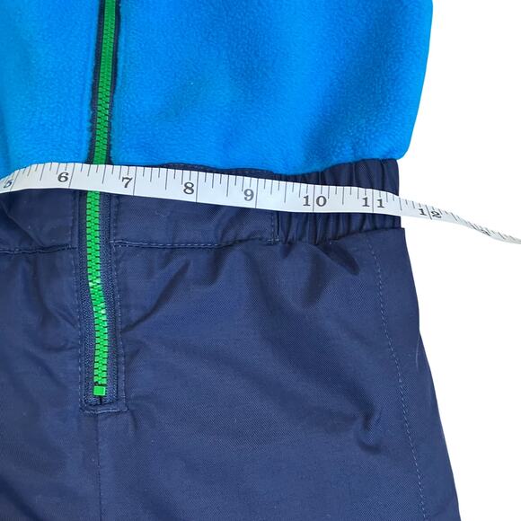 Columbia Toddler 4T Buga Nylon Snow Bib Snowsuit Omnitech Navy Fleece Top - Picture 16 of 16